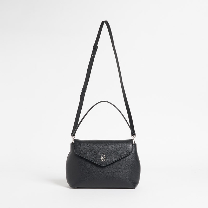 M Flap Bag/Mフラップバッグ カーフ BLACK