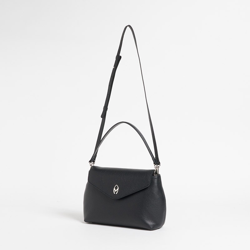 M Flap Bag/Mフラップバッグ カーフ BLACK
