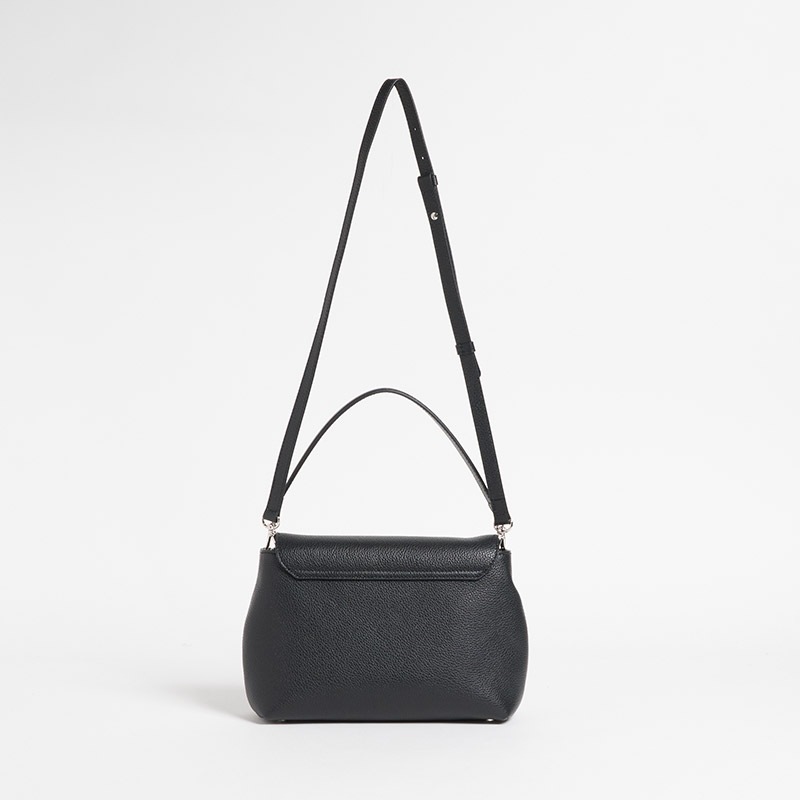 M Flap Bag/Mフラップバッグ カーフ BLACK
