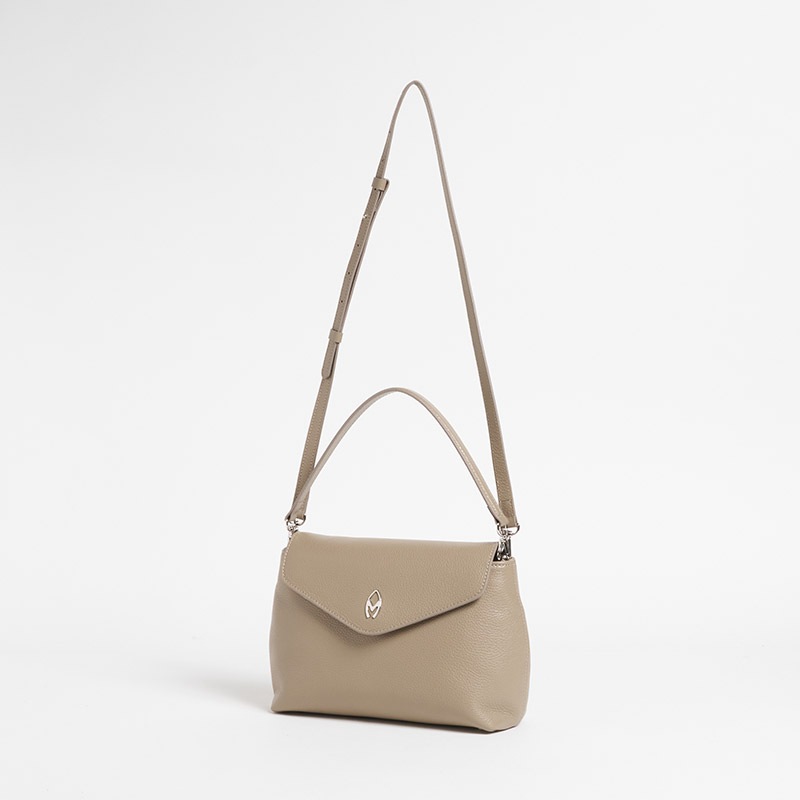 M Flap Bag/Mフラップバッグ カーフ TAUPE