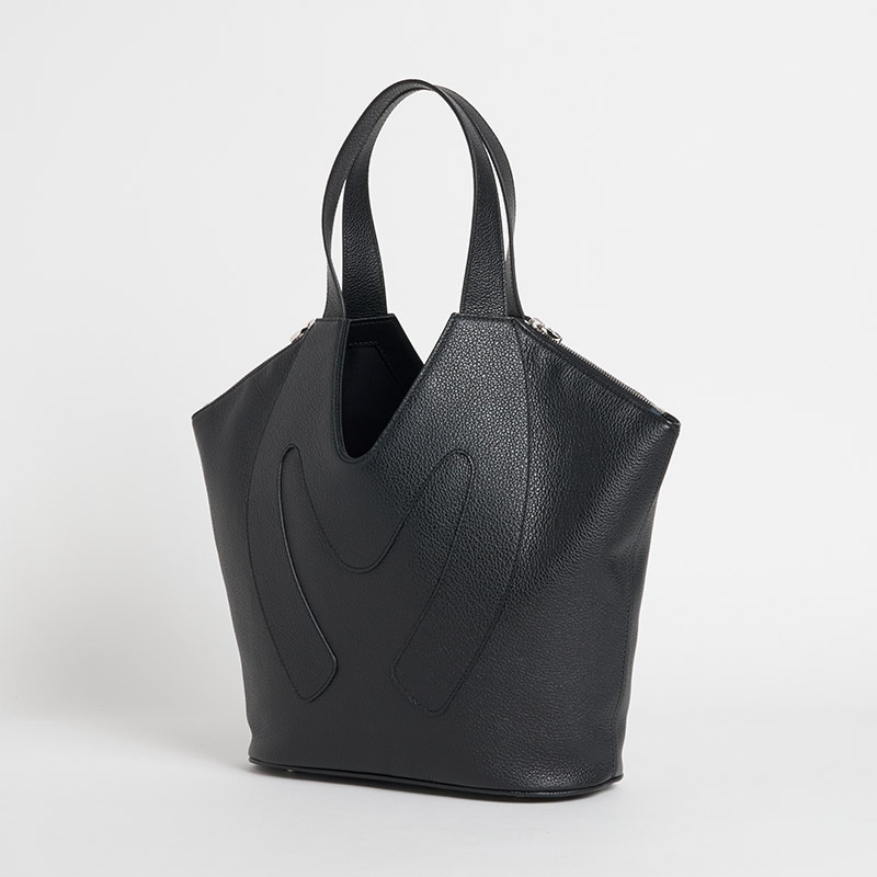 M Cavas Tote/Mカバトート カーフ BLACK