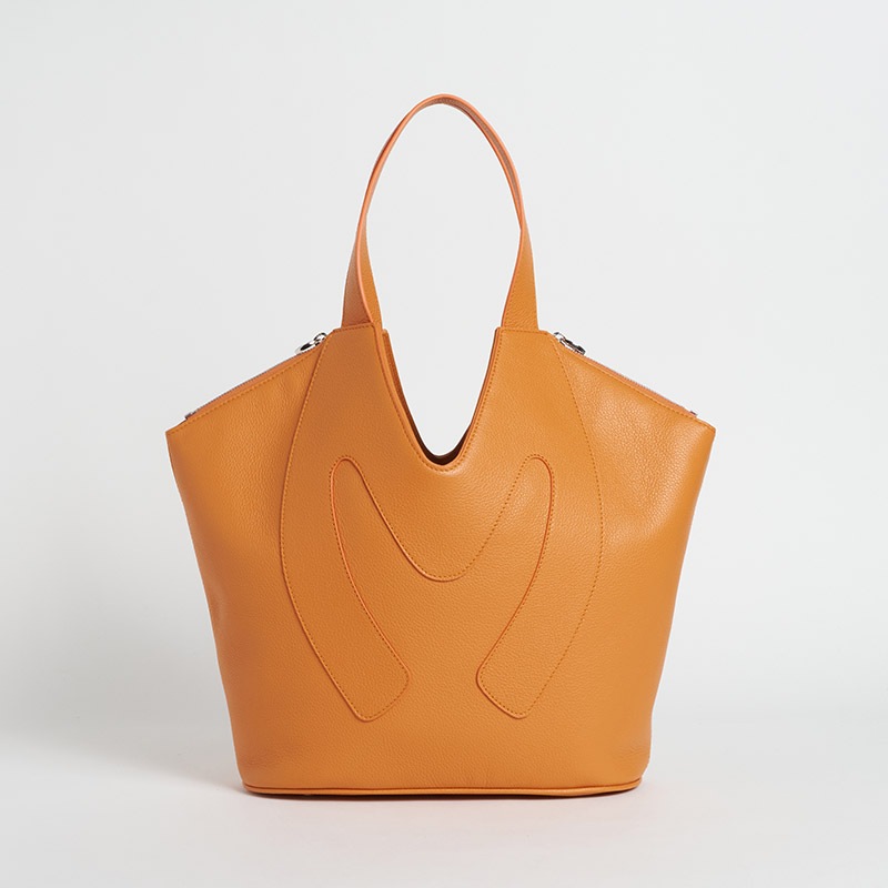 M Cavas Tote/Mカバトート カーフ ORANGE