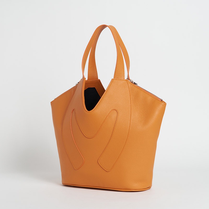 M Cavas Tote/Mカバトート カーフ ORANGE