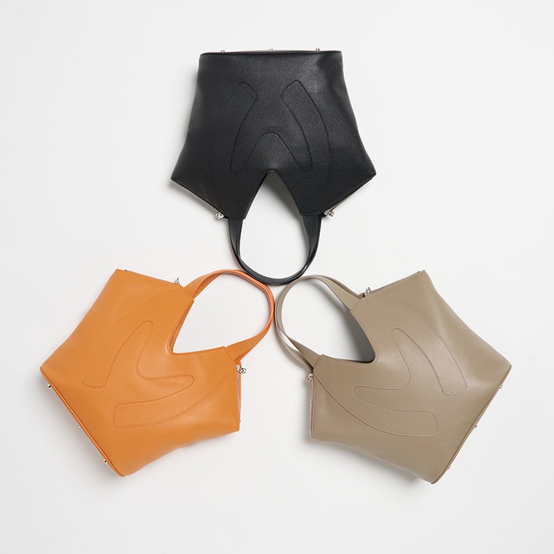 M Cavas Tote/Mカバトート カーフ ORANGE