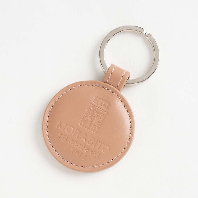 Blason Key Ring キーリング カーフ カフェオレ