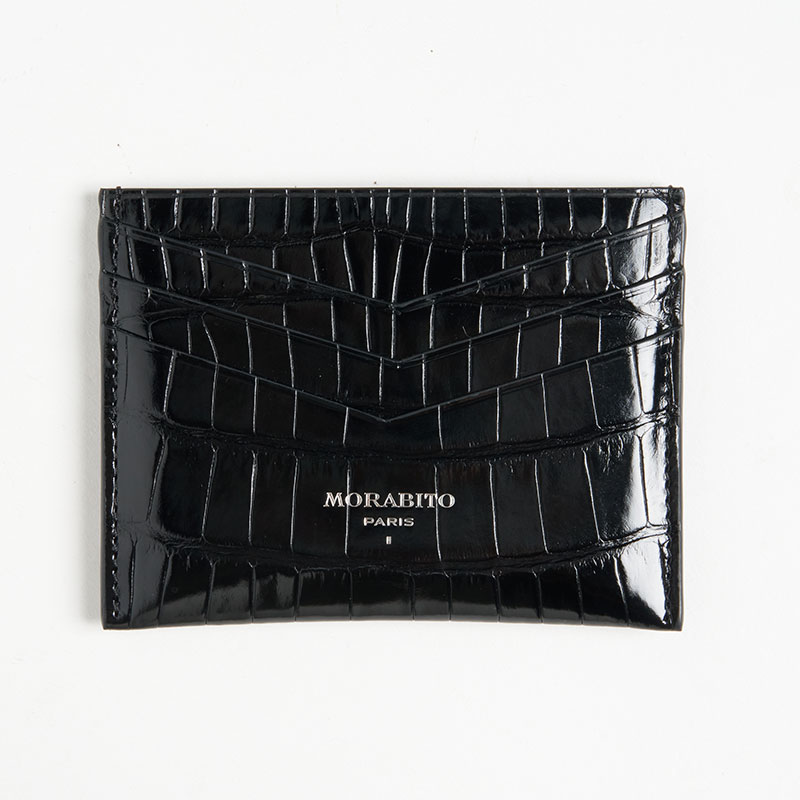 カードケース アリゲーター BLACK