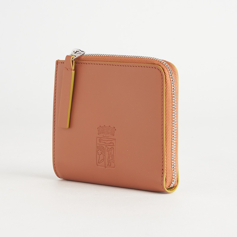 Blason Coin Card Case ブラゾン コインカードケース スムースカーフ ノワゼット