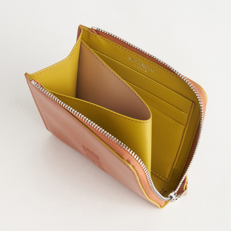 Blason Coin Card Case ブラゾン コインカードケース スムースカーフ ノワゼット