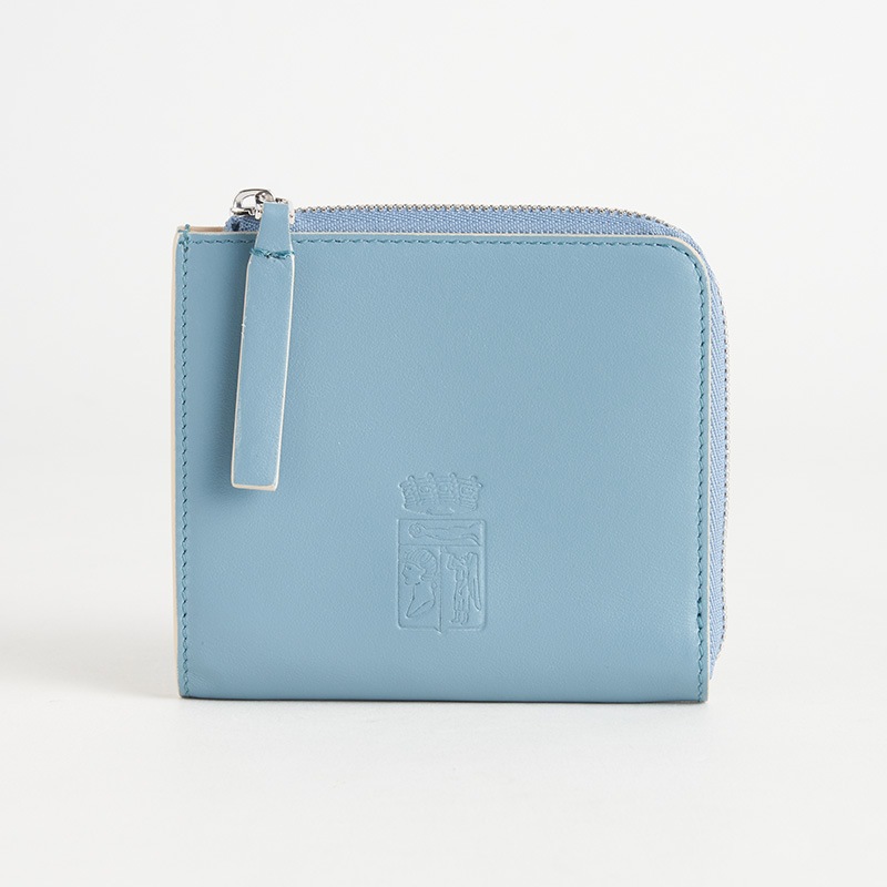 Blason Coin Card Case ブラゾン コインカードケース スムースカーフ ターコイズ