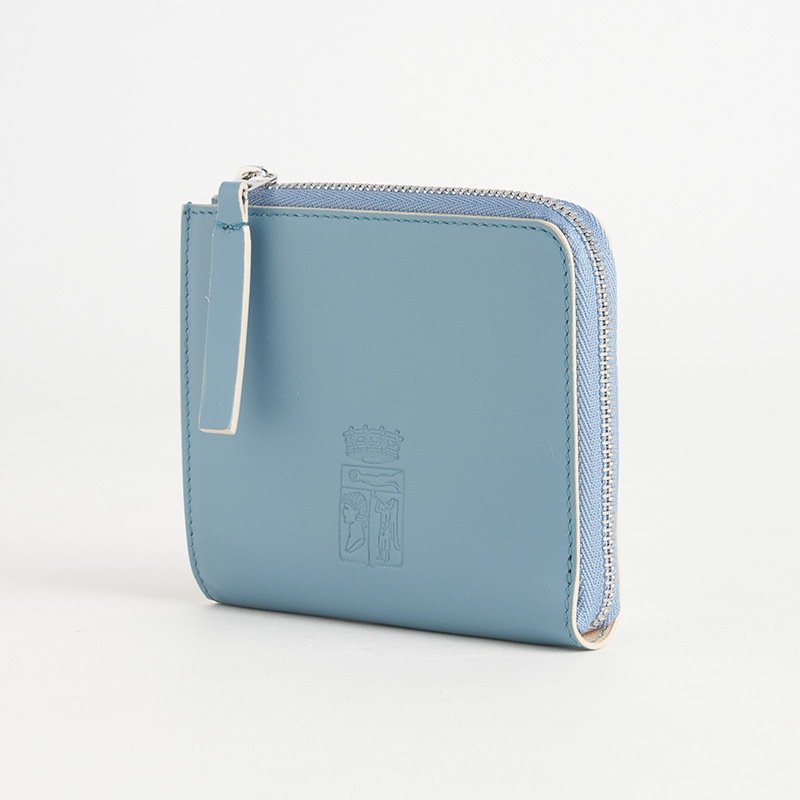 Blason Coin Card Case ブラゾン コインカードケース スムースカーフ ターコイズ