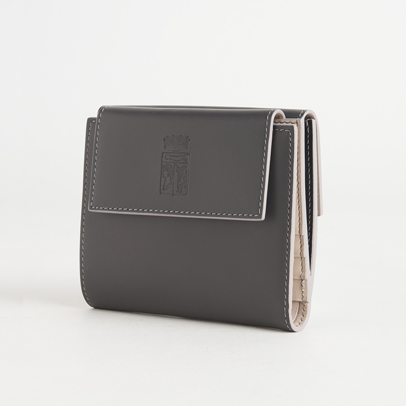 Blason Small Wallet ブラゾン ２つ折り財布（フラップ付） スムースカーフ アルドワーズ