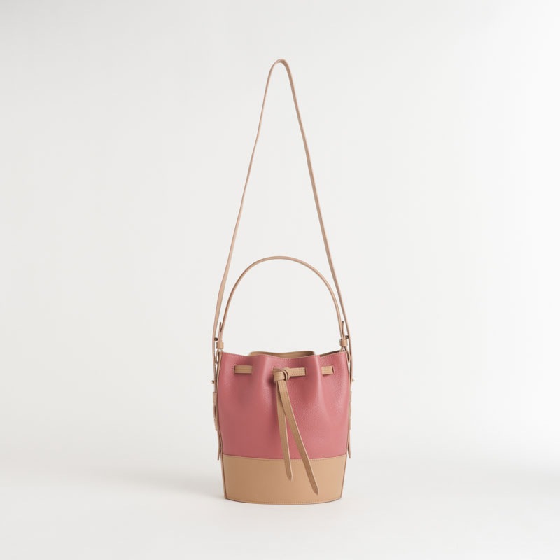 【NEW】Tertre Sac Seau テルトル サックソー カーフ×スムースカーフ アンティークローズ