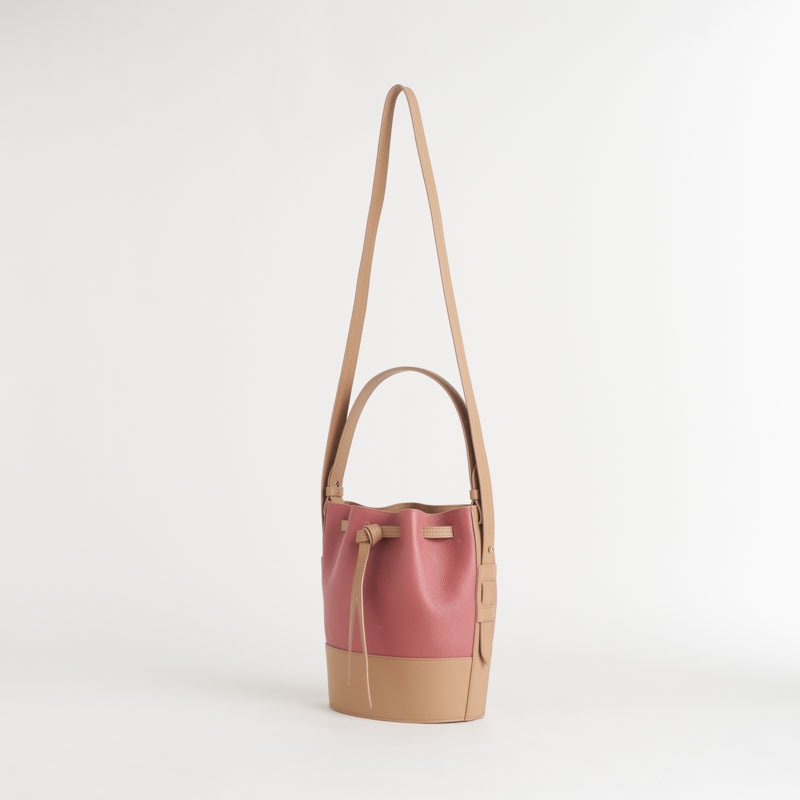 【NEW】Tertre Sac Seau テルトル サックソー カーフ×スムースカーフ アンティークローズ