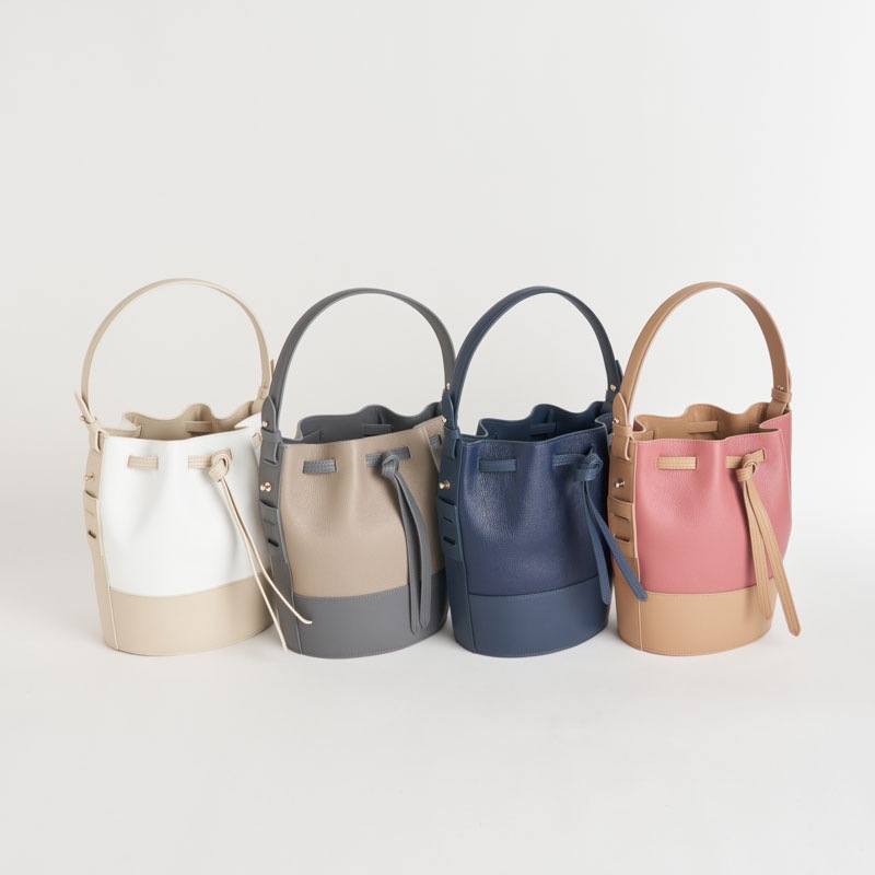 【NEW】Tertre Sac Seau テルトル サックソー カーフ×スムースカーフ アンティークローズ