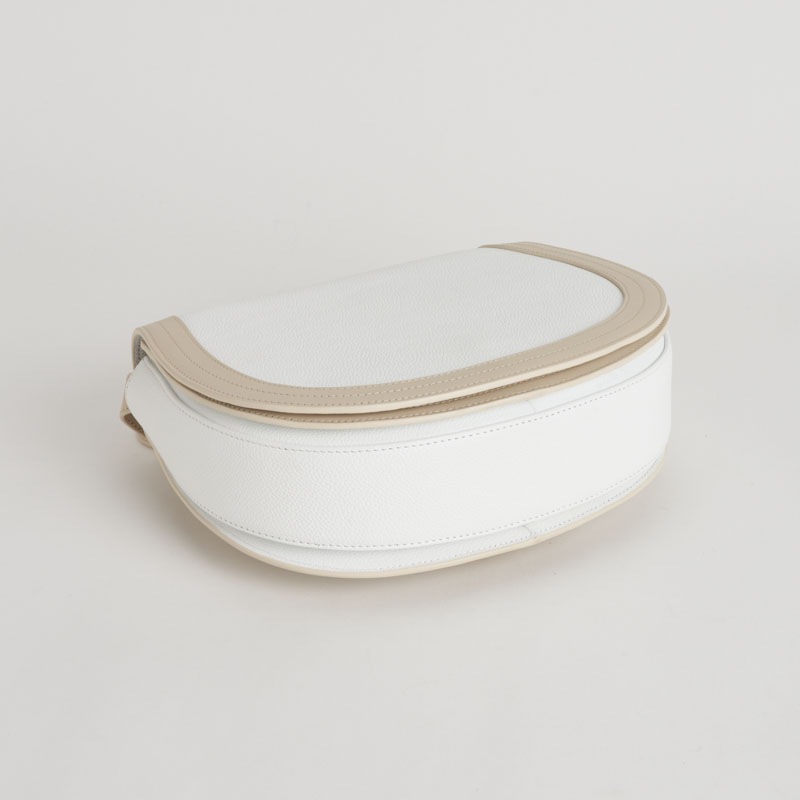 【NEW】Tertre Sac Besace テルトル サックブザス カーフ×スムースカーフ ホワイトマグノリア