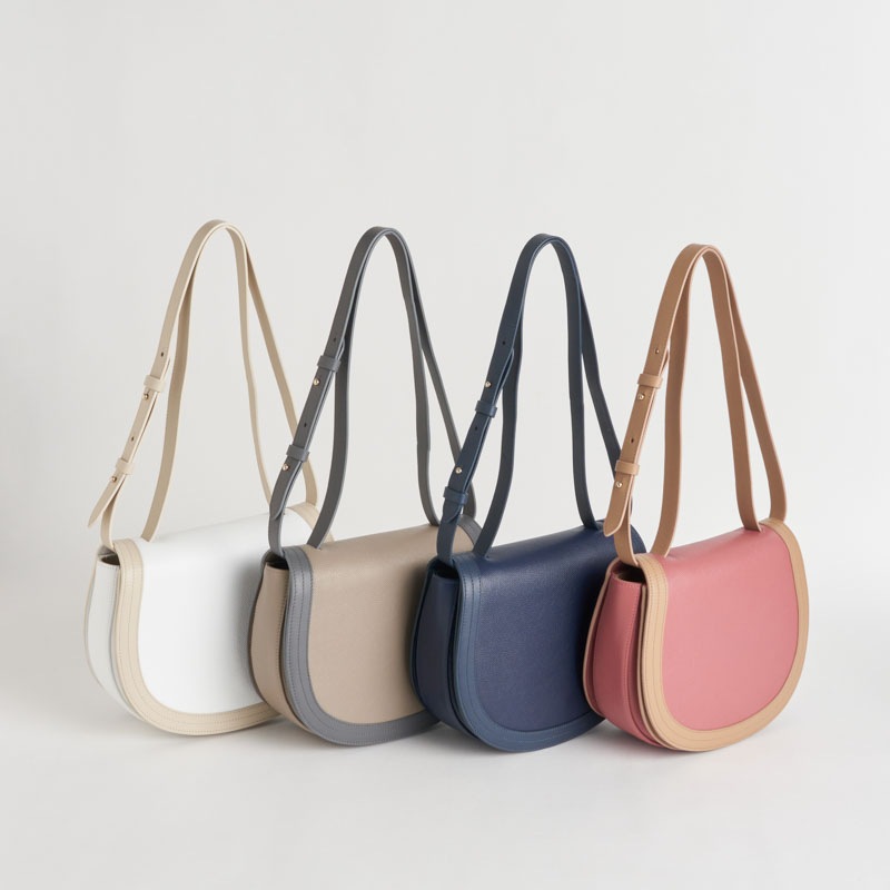 【NEW】Tertre Sac Besace テルトル サックブザス カーフ×スムースカーフ ホワイトマグノリア