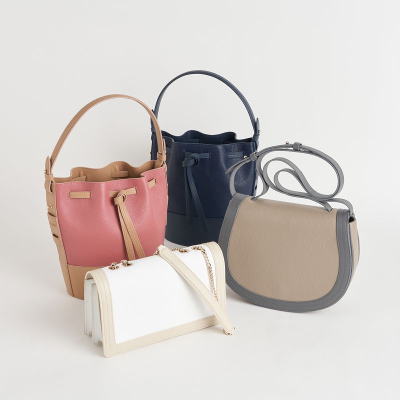 【NEW】Tertre Sac Besace テルトル サックブザス カーフ×スムースカーフ ホワイトマグノリア