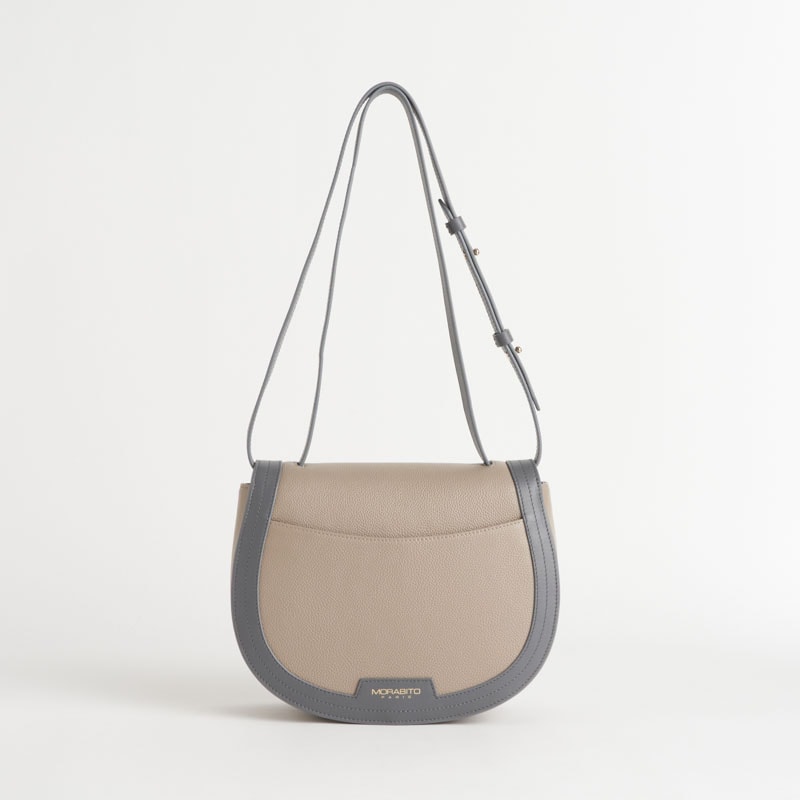 【NEW】Tertre Sac Besace テルトル サックブザス カーフ×スムースカーフ グレージュ