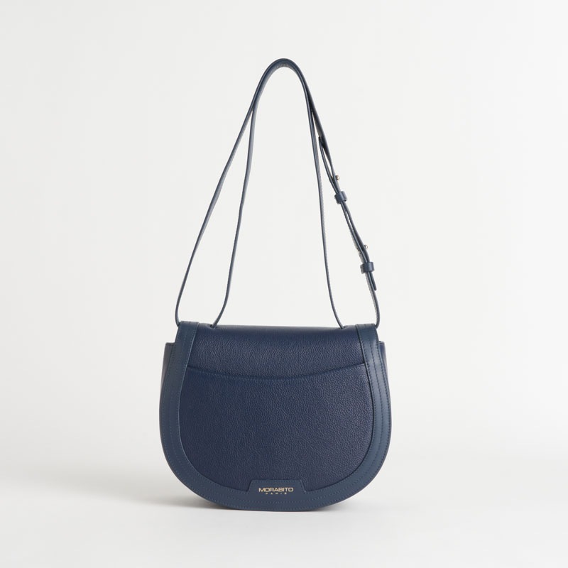 【NEW】Tertre Sac Besace テルトル サックブザス カーフ×スムースカーフ ネイビー