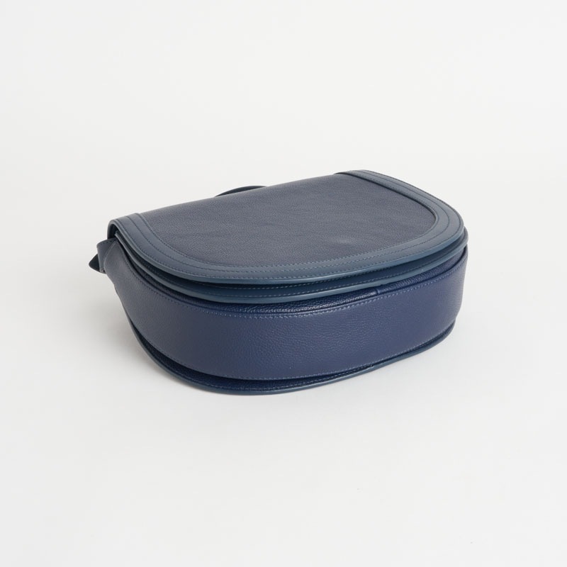 【NEW】Tertre Sac Besace テルトル サックブザス カーフ×スムースカーフ ネイビー