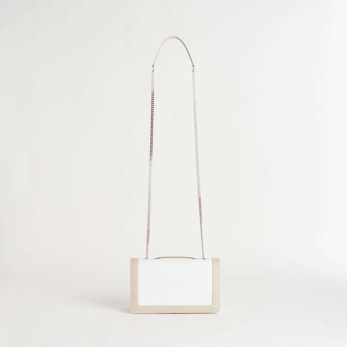 【NEW】Tertre Sac Chain テルトル サックシェーン カーフ×スムースカーフ ホワイトマグノリア