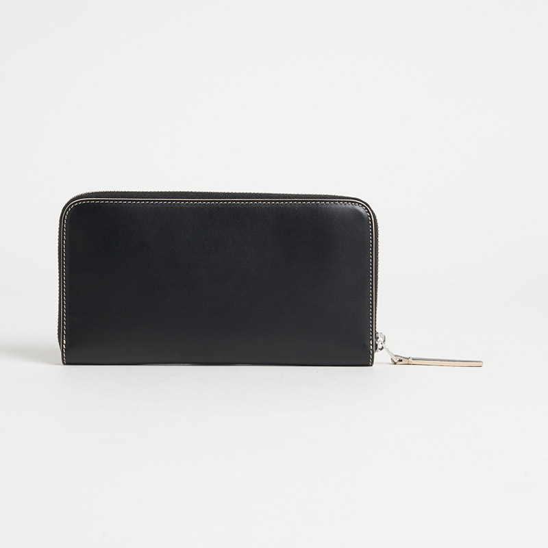 Blason Long Zip Wallet ブラゾン 長財布(ZIP) スムースカーフ ノワール