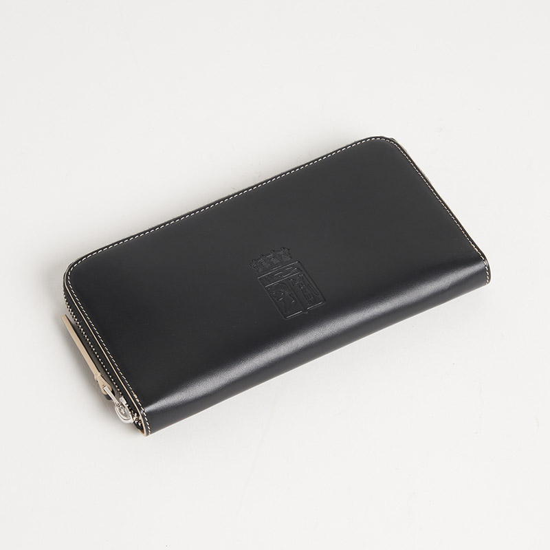 Blason Long Zip Wallet ブラゾン 長財布（ZIP) スムースカーフ