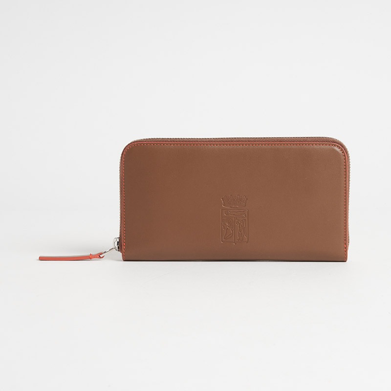 Blason Long Zip Wallet ブラゾン 長財布(ZIP) スムースカーフ カネル