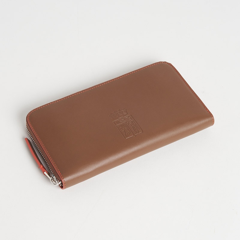 Blason Long Zip Wallet ブラゾン 長財布(ZIP) スムースカーフ カネル