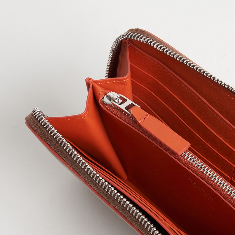 Blason Long Zip Wallet ブラゾン 長財布(ZIP) スムースカーフ カネル