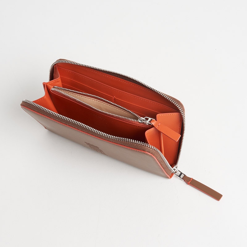 Blason Long Zip Wallet ブラゾン 長財布(ZIP) スムースカーフ カネル