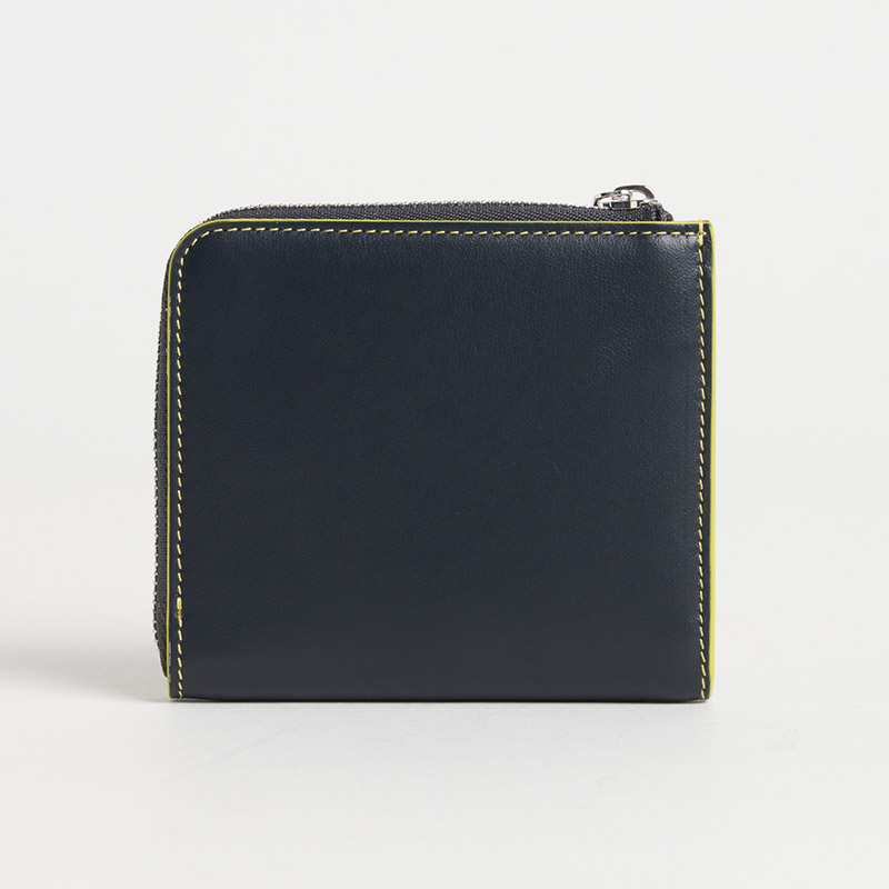 Blason Coin Card Case ブラゾン コインカードケース スムースカーフ ブルー・ニュイ