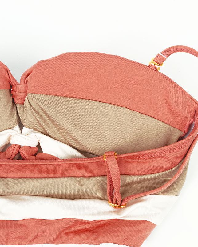 フロントノットバイカラーバンドゥ水着 【LAULEA】 | Laulea