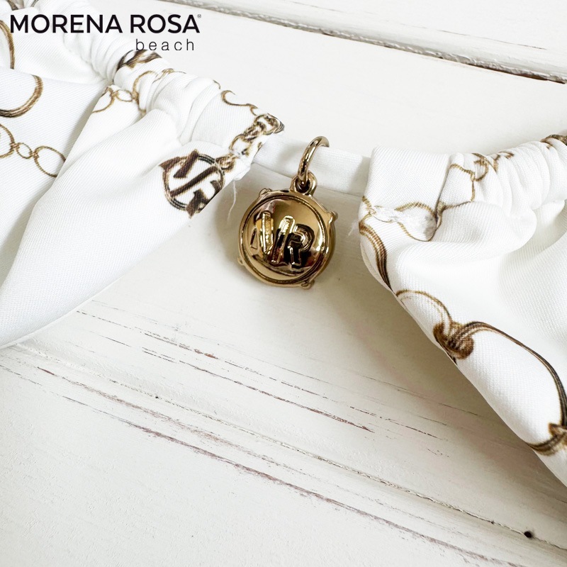 Morena Rosa モレナローザ ストーンビジュー付きチェーン柄トライアングル水着 ブラジリアンビキニ