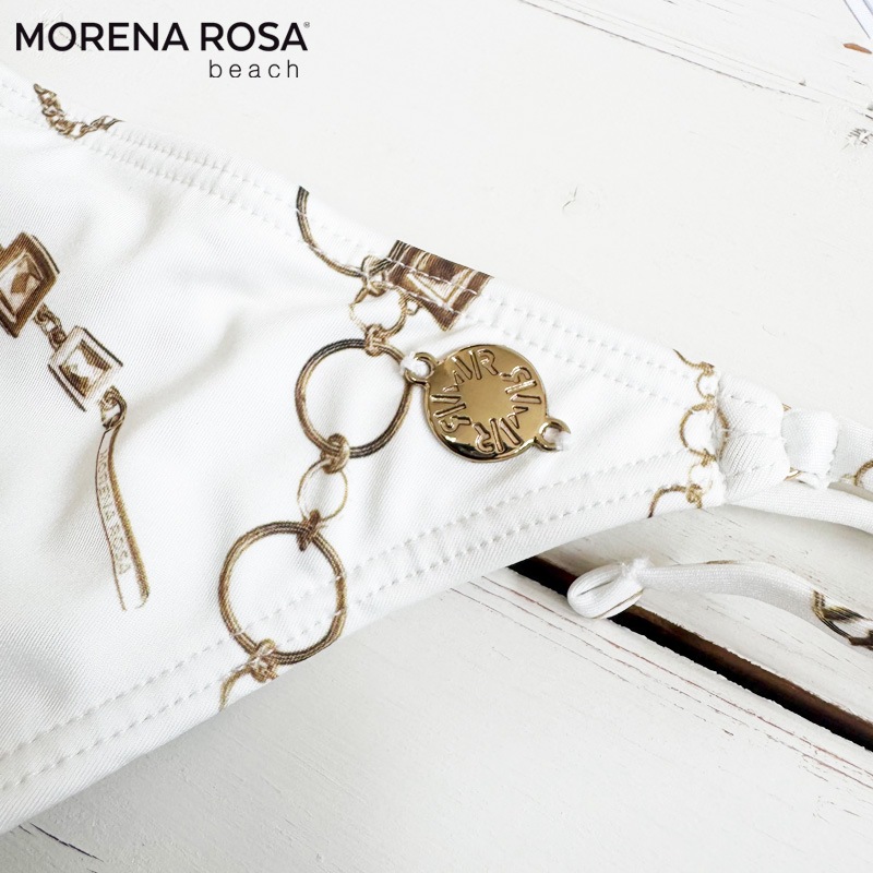 Morena Rosa モレナローザ ストーンビジュー付きチェーン柄トライアングル水着 ブラジリアンビキニ