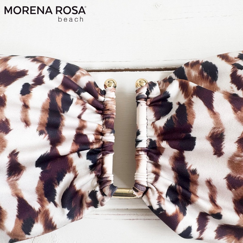 Morena Rosa モレナローザ レオパードアニマル柄 バンドゥ水着 ブラジリアンビキニ