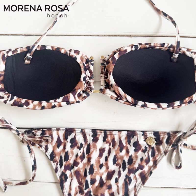 Morena Rosa モレナローザ レオパードアニマル柄 バンドゥ水着 ブラジリアンビキニ
