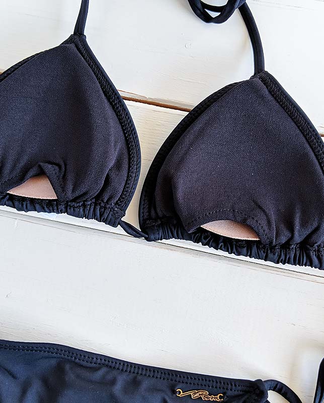 エスニック刺繍ハーフトップ&三角水着3点セット Morena Rosa