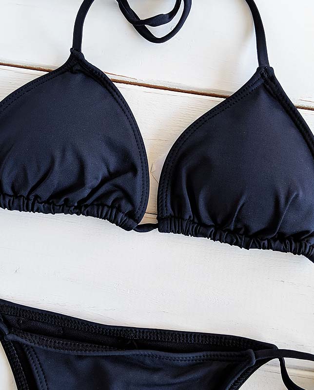 エスニック刺繍ハーフトップ&三角水着3点セット Morena Rosa