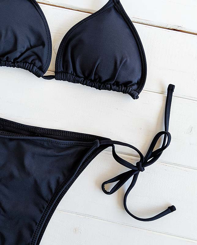 エスニック刺繍ハーフトップ&三角水着3点セット Morena Rosa