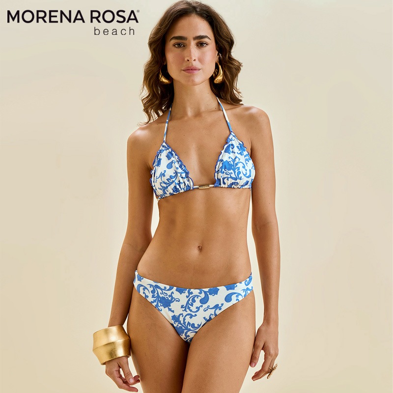 Morena Rosa モレナローザ アラベスクペイズリー柄トライアングル水着 ブラジリアンビキニ