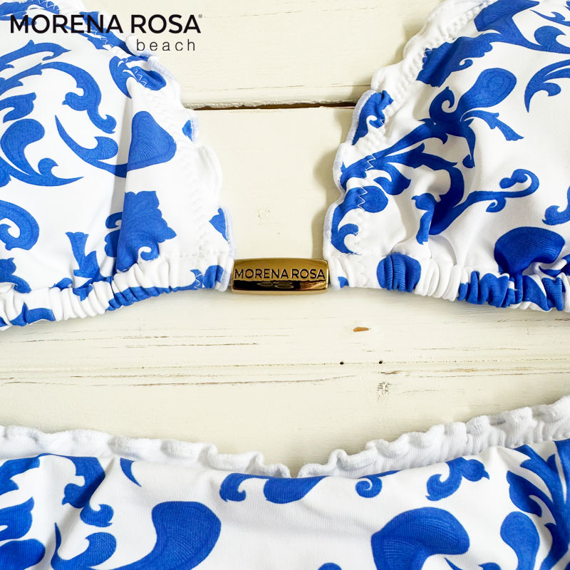 Morena Rosa モレナローザ アラベスクペイズリー柄トライアングル水着 ブラジリアンビキニ