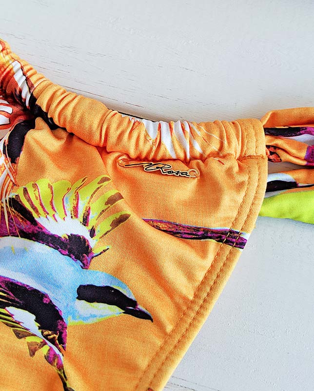 Beija Flor柄プッシュパッド水着  Morena Rosa