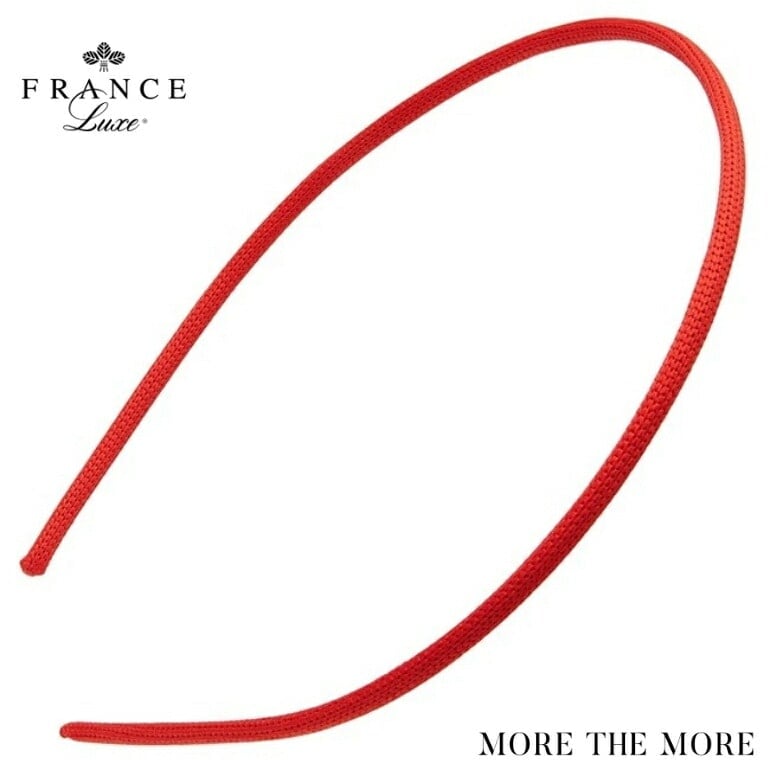 フランスラックス ツイスト スカーフ ヘッドバンド(シルク
