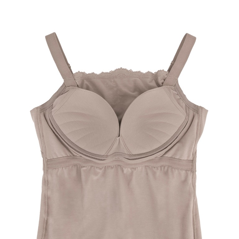 カヤビューティラボ マドレーヌカップ綿混ブラキャミ