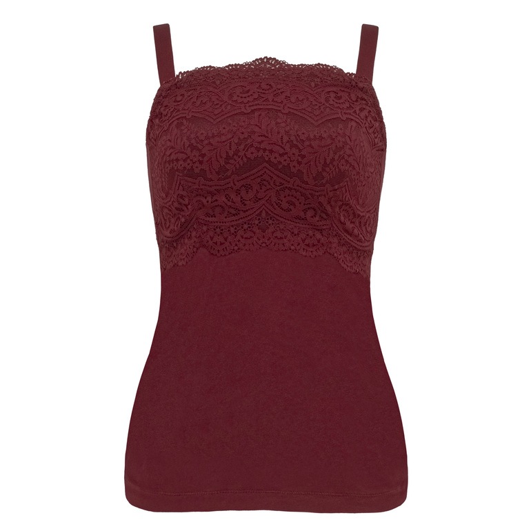 カヤビューティラボ マドレーヌカップ綿混ブラキャミ