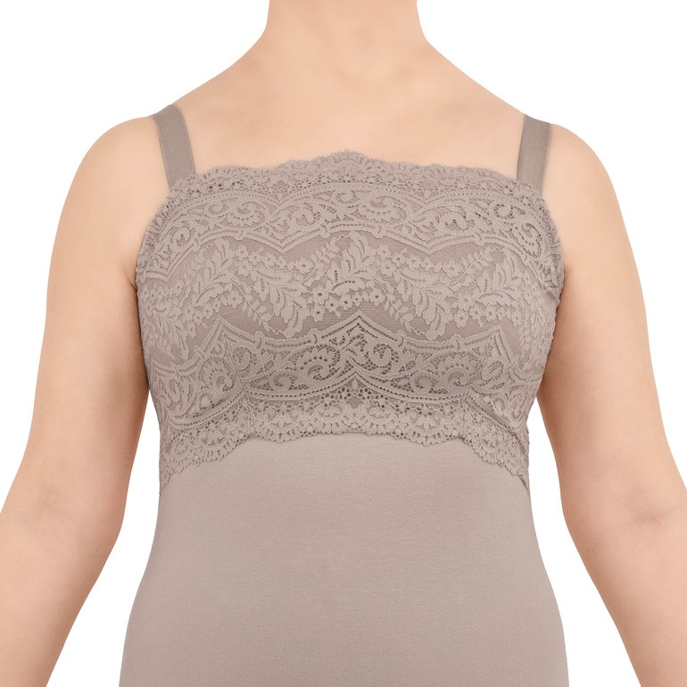 カヤビューティラボ マドレーヌカップ綿混ブラキャミ