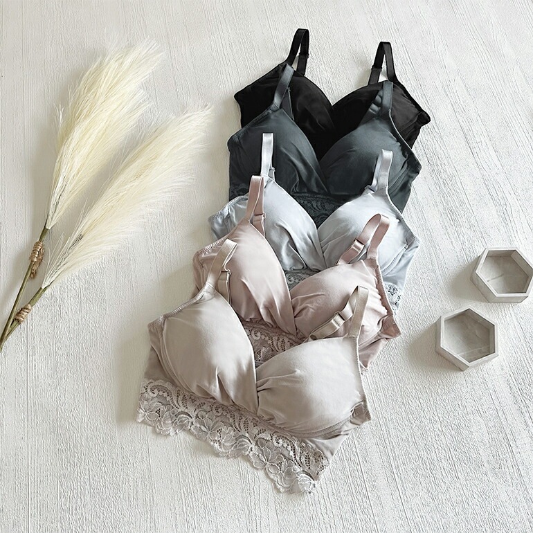 ブラデリスニューヨーク 綿混ハイブリッドデイリーハートカップブラ