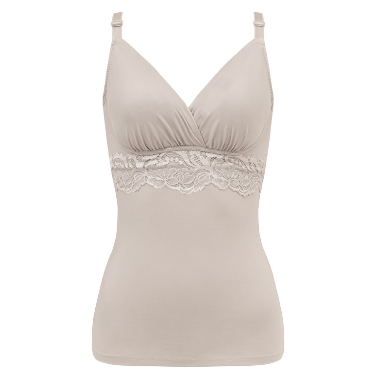 ブラデリスニューヨーク 綿混ハイブリッドデイリーハートカップブラキャミ