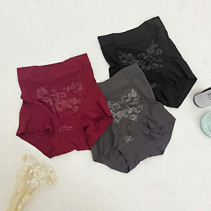 ブラデリス 綿混フィットレースショーツ